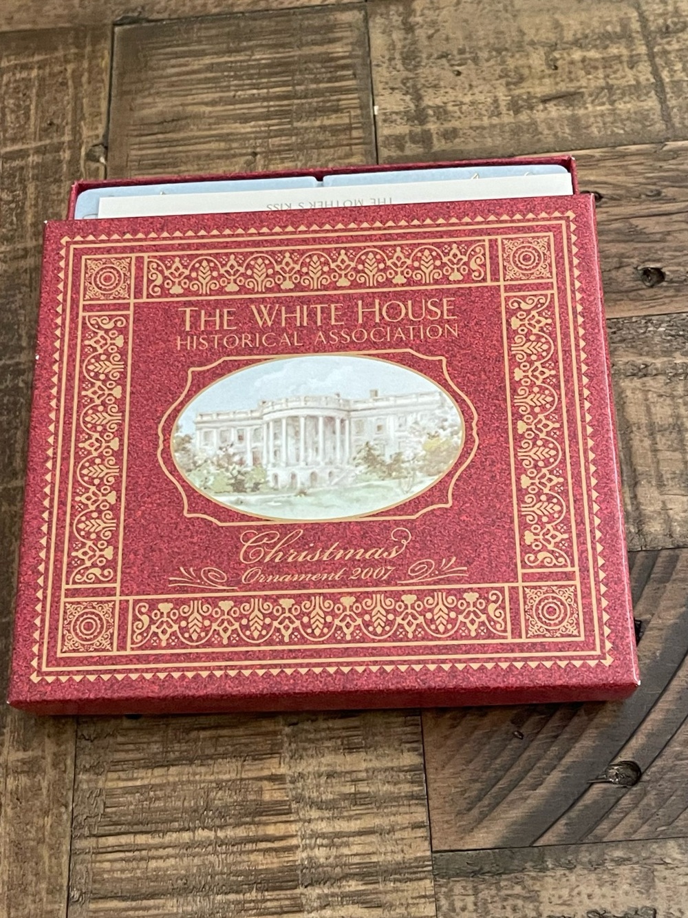 official 2007 White House Historical Association Christmas ornament